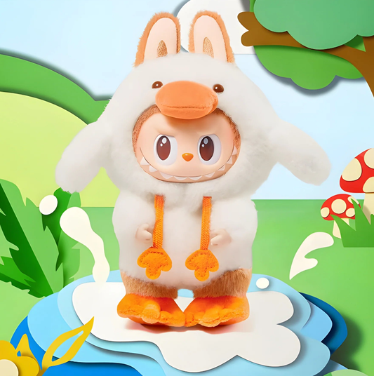 #28 モンスター - 森のおとぎ話ビニールぬいぐるみハンギングカード。 ブブ森のおとぎ話シリーズ ぬいぐるみ