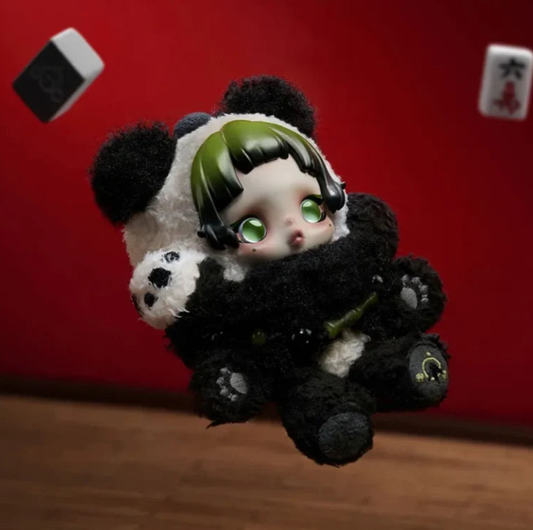 #46 SKULLPANDA Lazy Panda Plush Doll Pendant