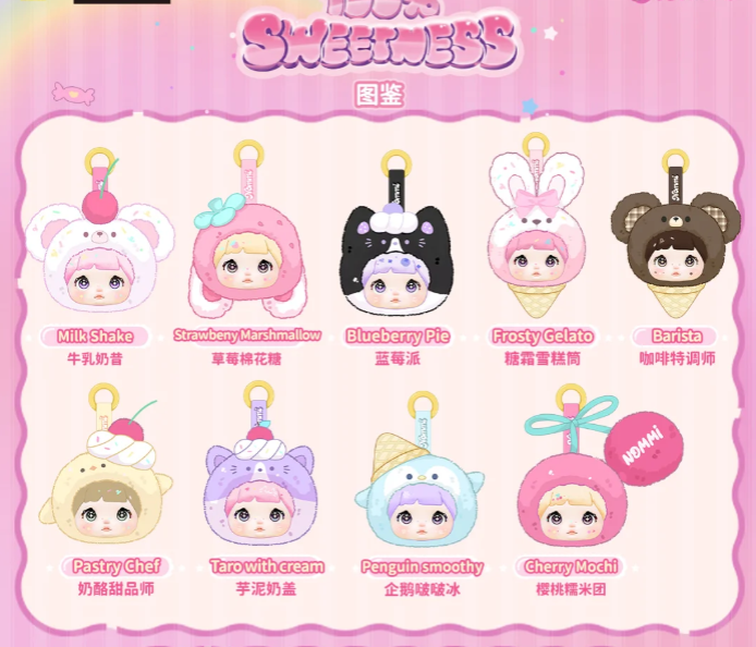 #56 Nommi Glutinous Rice - 100% Sweetness Series Plush Blind box 甘さ100%シリーズ