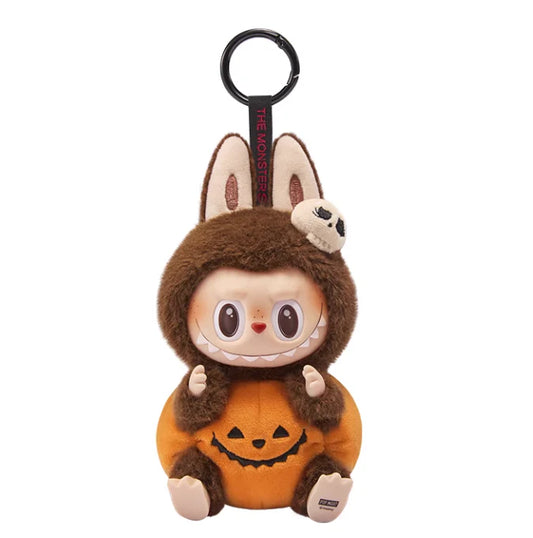＃15 モンスター - ハッピーハロウィーンパーティーシリーズ座っているカボチャのビニールぬいぐるみペンダントラブブハロイン