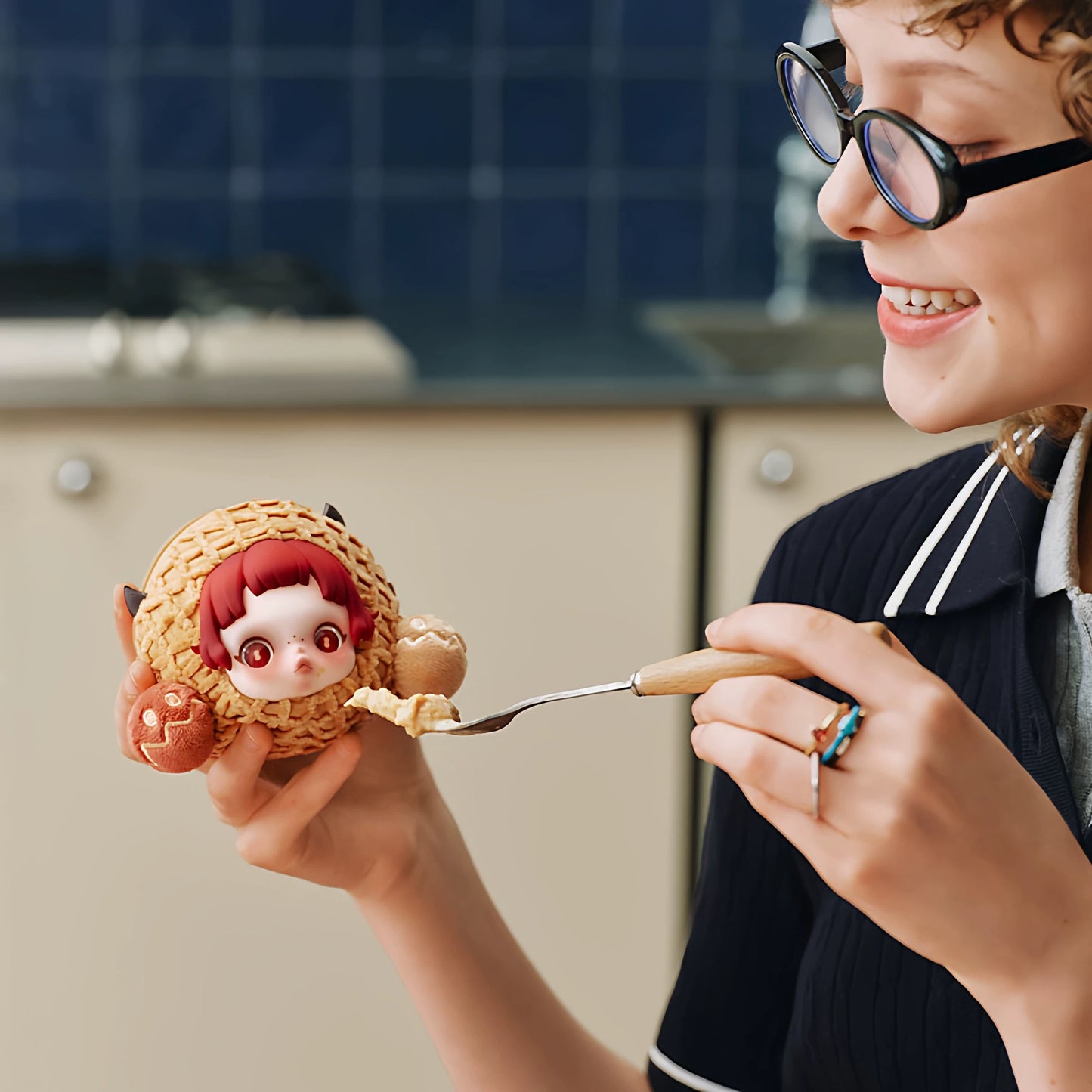 #109 SKULL PANDA You Found Me! Series Earphone Bag